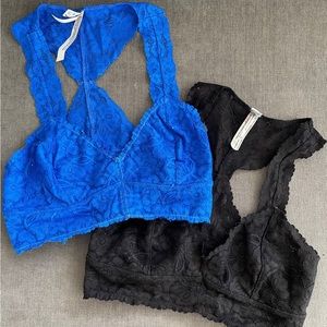 FP Intimately halter Bralette bundle